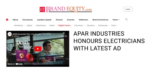 APAR Campaign - APAR Anushakti FireProtekt campaign honouring electricians