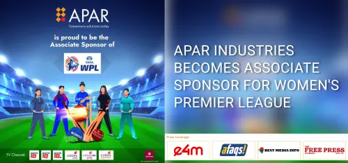 Announcement - APAR Industries — Associate Sponsor of the Women’s Premier League