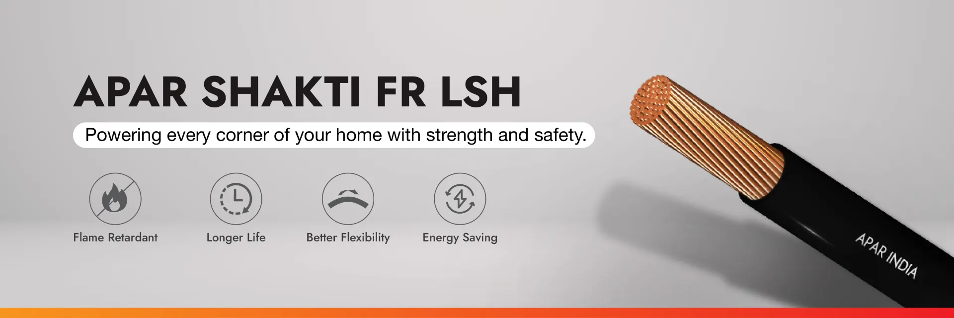 APAR Shakti FR LSH - Energy Saving Wire Manufacturer in India