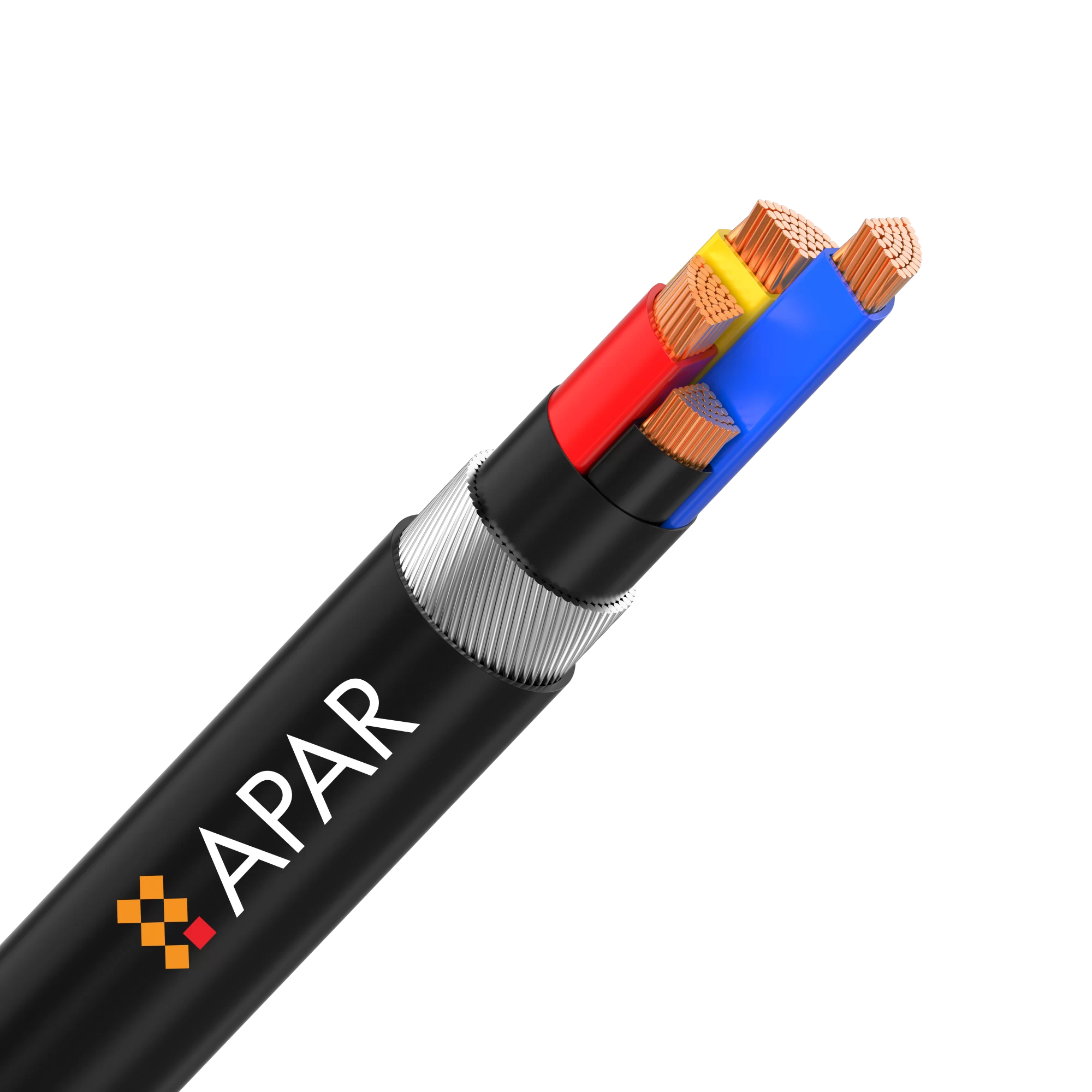High ampacity XLPE cables (105°C)