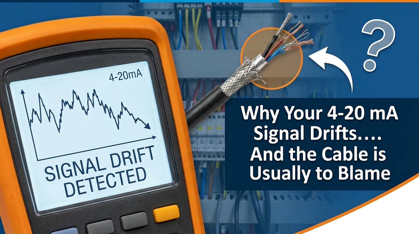 Why Your 4-20 mA Signal Drifts, and the Cable Is Usually to Blame