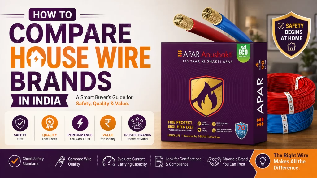 How to Compare House Wire Brands in India Without Getting Misled